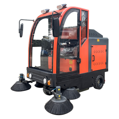 Hotels electric pile automatic road cleaning machine ride on road sweeper for sale