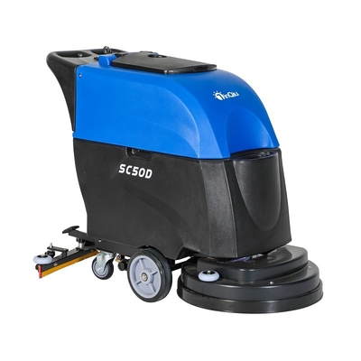 Hotels Automatic Cleaning Enquipment Walk-Behind Scrubber Dryer 20&quot; Brush Floor Brush Machine With Battery